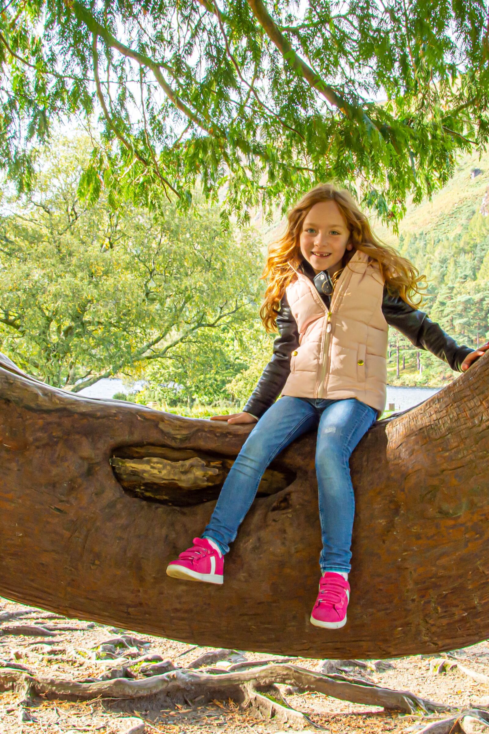 Nikon D7200 sample photo. Tree, girl, sit photography