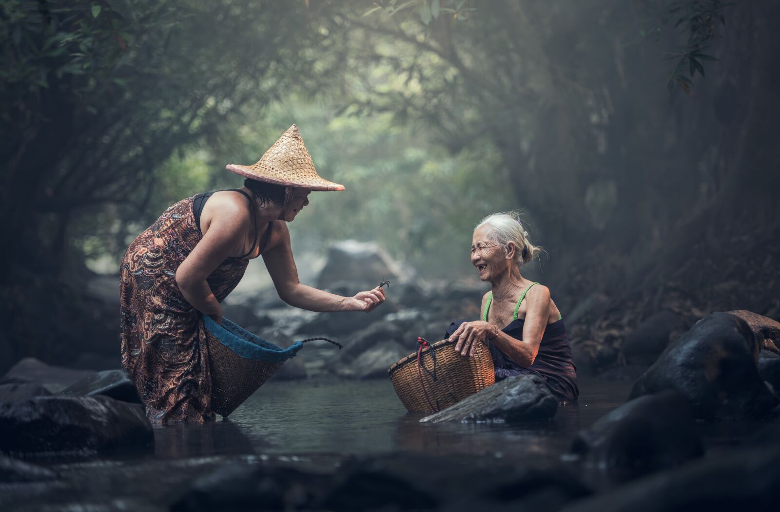 Nikon D810 sample photo. Asia, bathing, cambodia photography