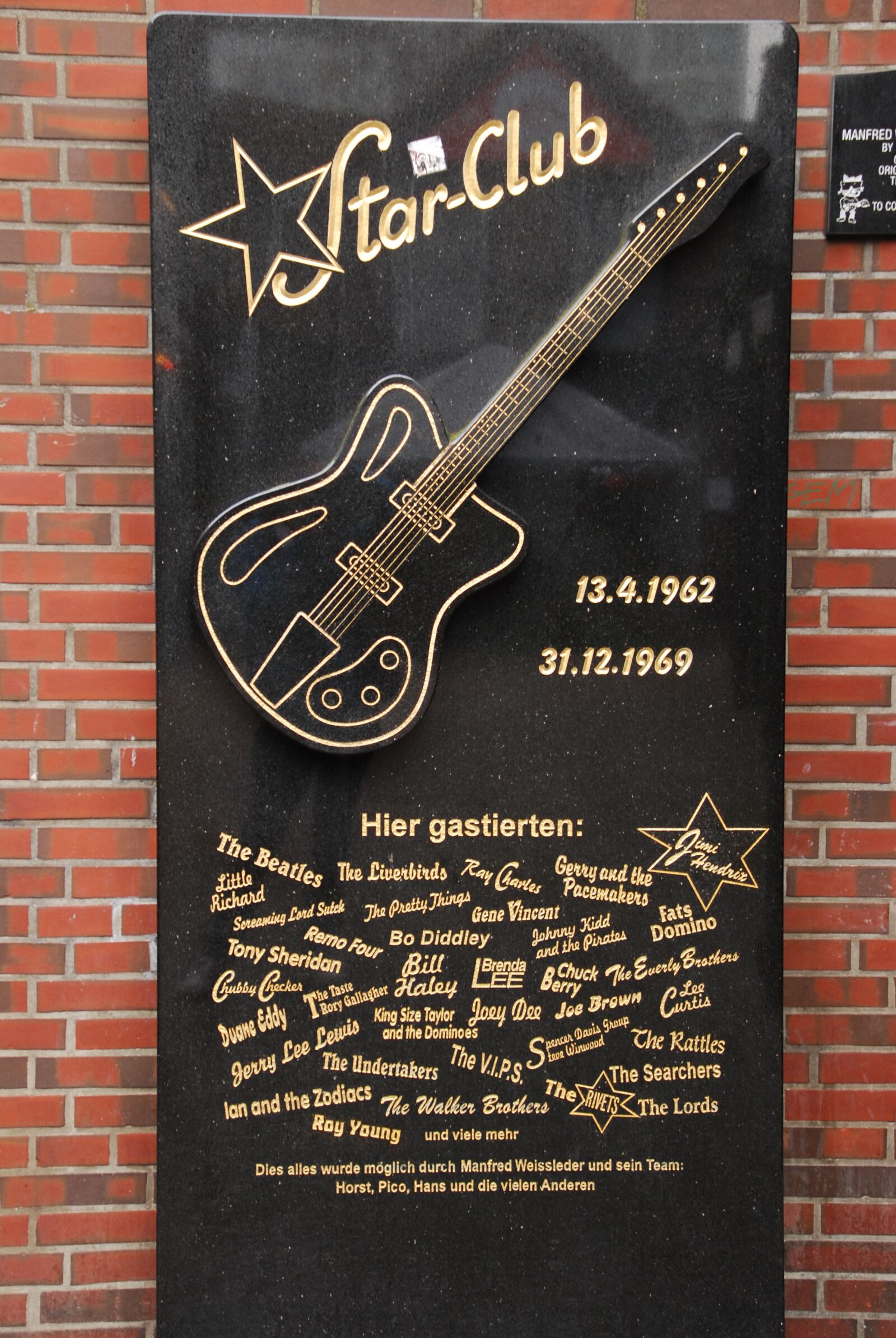 Nikon D60 sample photo. Beatles, starclub, hamburg photography
