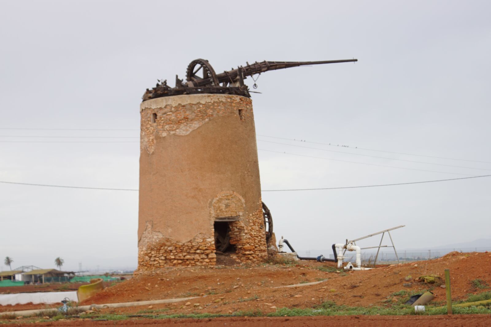 Sony SLT-A68 sample photo. Windmill, field of cartagena photography