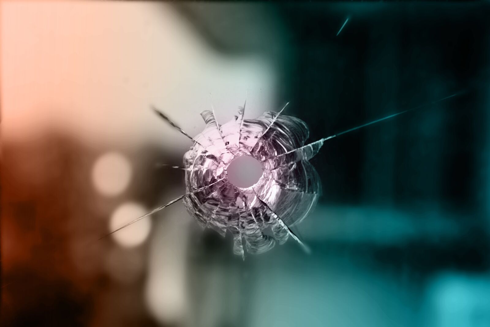 Canon EOS 550D (EOS Rebel T2i / EOS Kiss X4) sample photo. Bullet holes, frosted glass photography