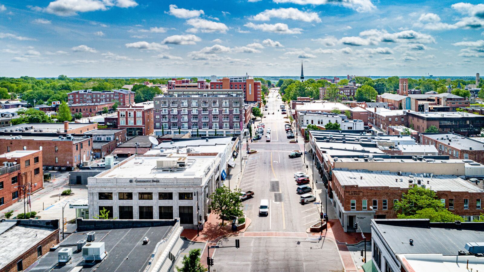 DJI FC6310 sample photo. City, street, downtown photography