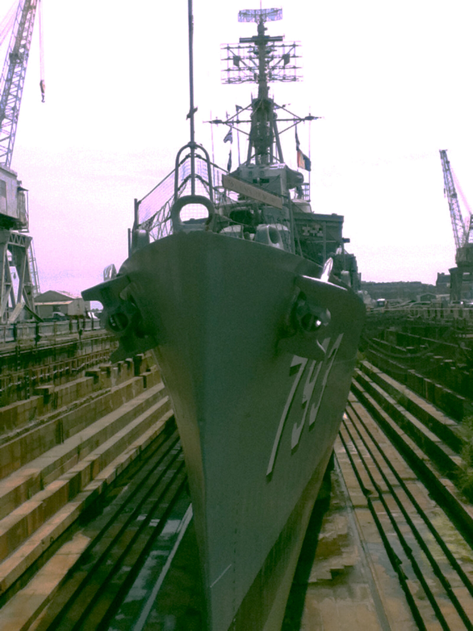 Apple iPod touch sample photo. America, boat, cranes, dock photography