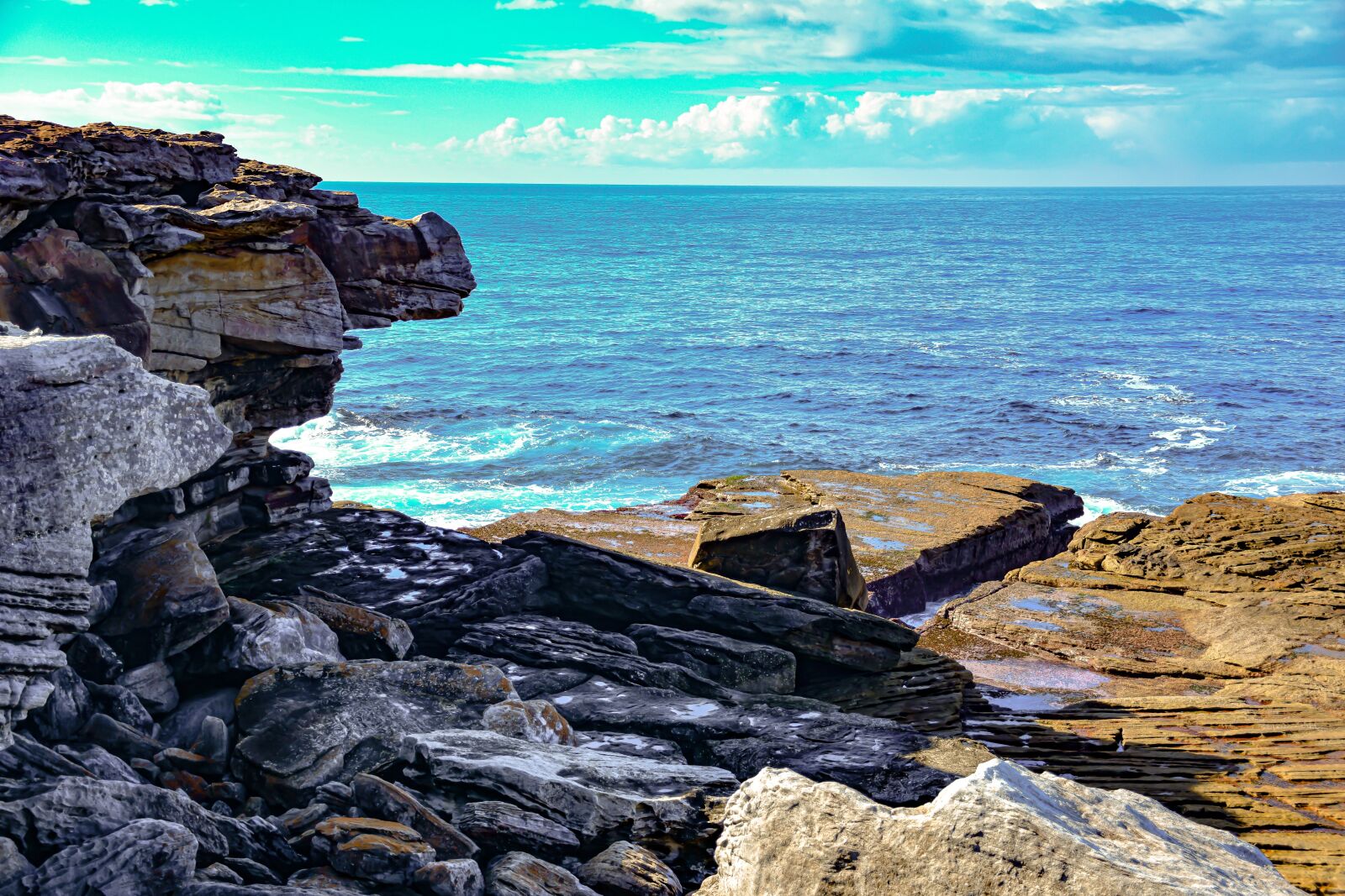Nikon D7500 sample photo. Rocky beach, seashore, ocean photography