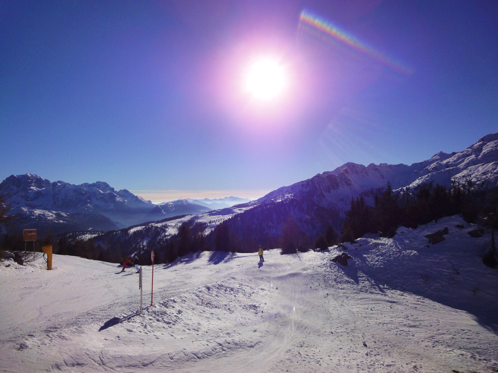 Sony Cyber-shot DSC-WX1 sample photo. Mountain, ski, sky, snow photography