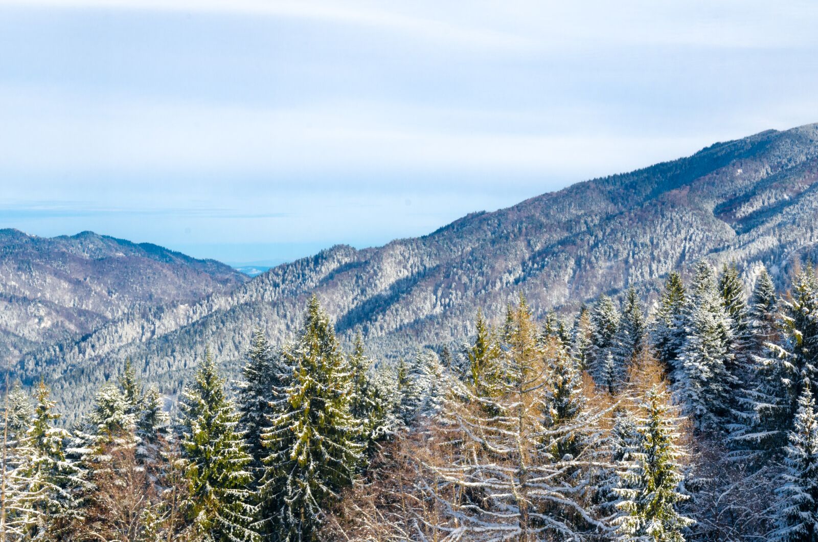 Nikon D7000 sample photo. Mountains, winter, cold photography
