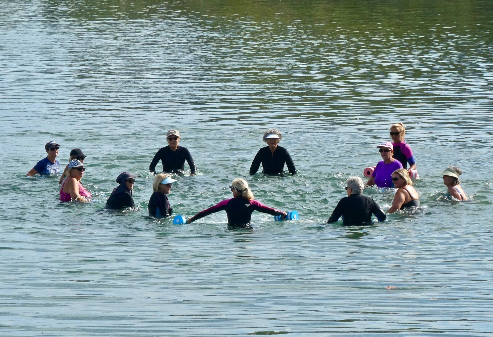 Panasonic Lumix DC-ZS70 (Lumix DC-TZ90) sample photo. Swimmers, exercise, elderly photography