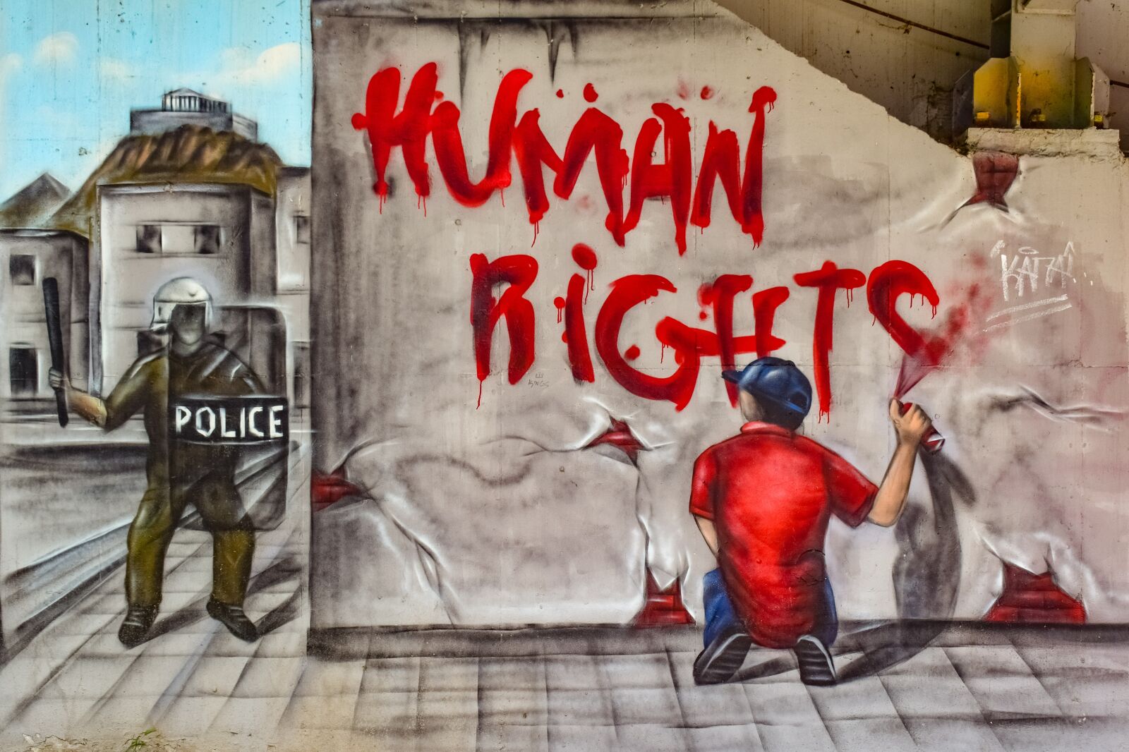 Nikon D3300 sample photo. Human rights, graffiti, wall photography
