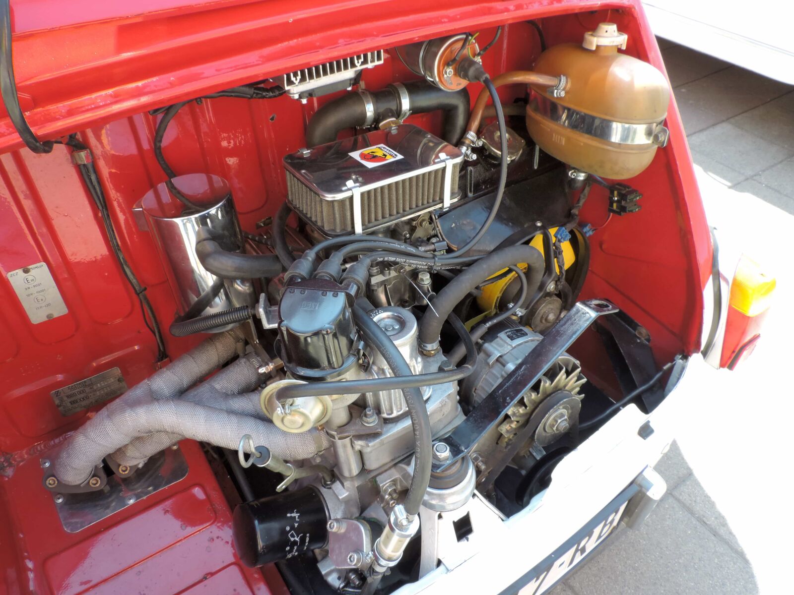 Nikon Coolpix P520 sample photo. Mechanical, mechanism, red, car photography