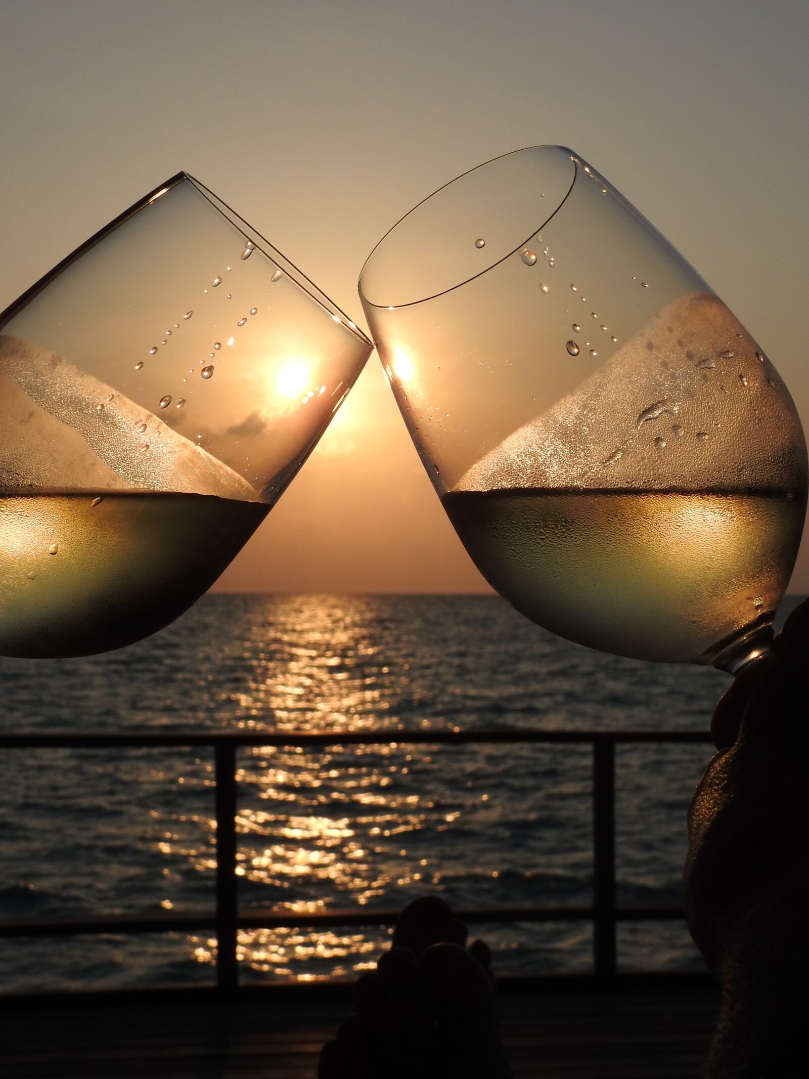 Nikon Coolpix P900 sample photo. Sunset, wine glass, romantic photography