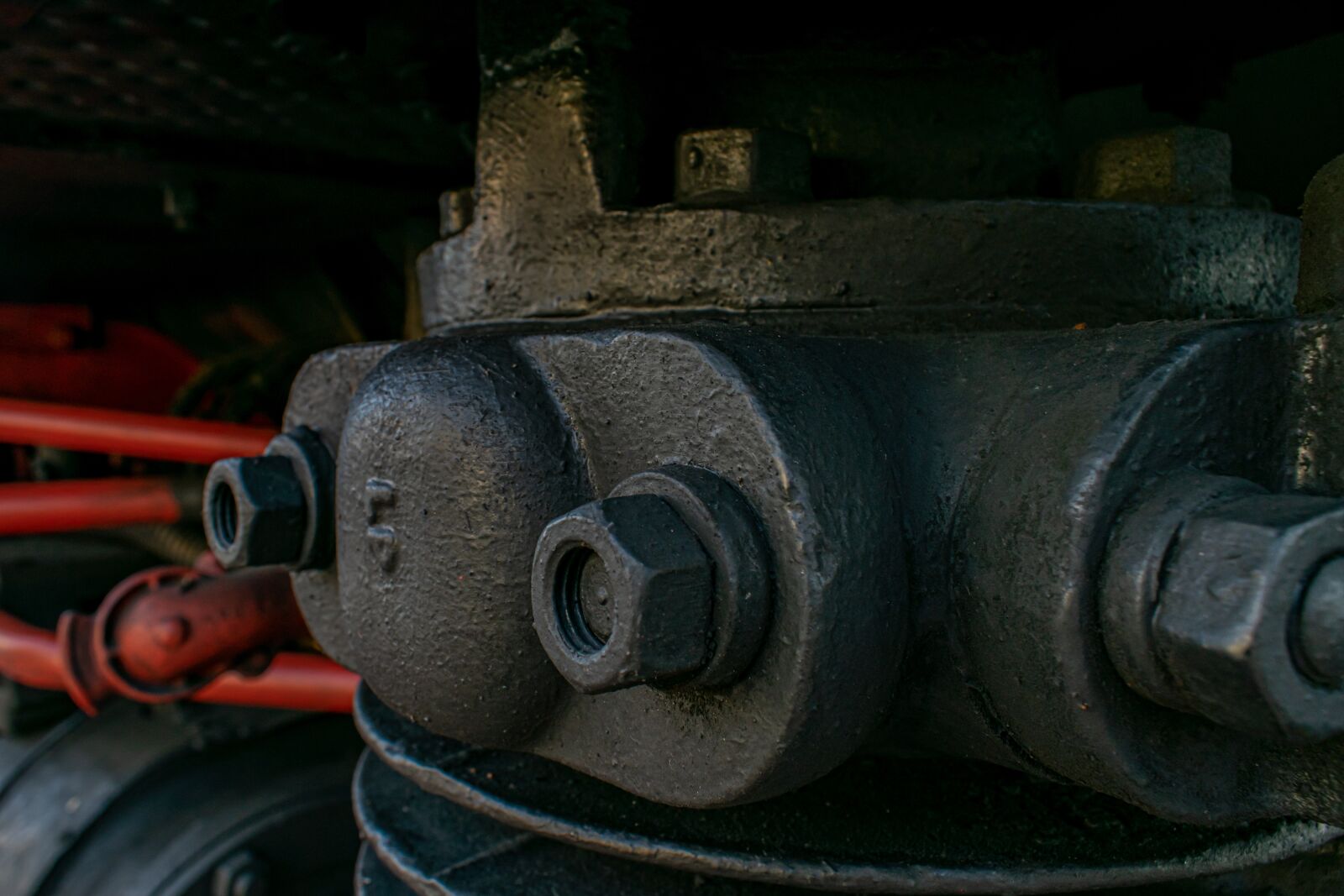 Nikon D5300 sample photo. Steam locomotive, close up photography