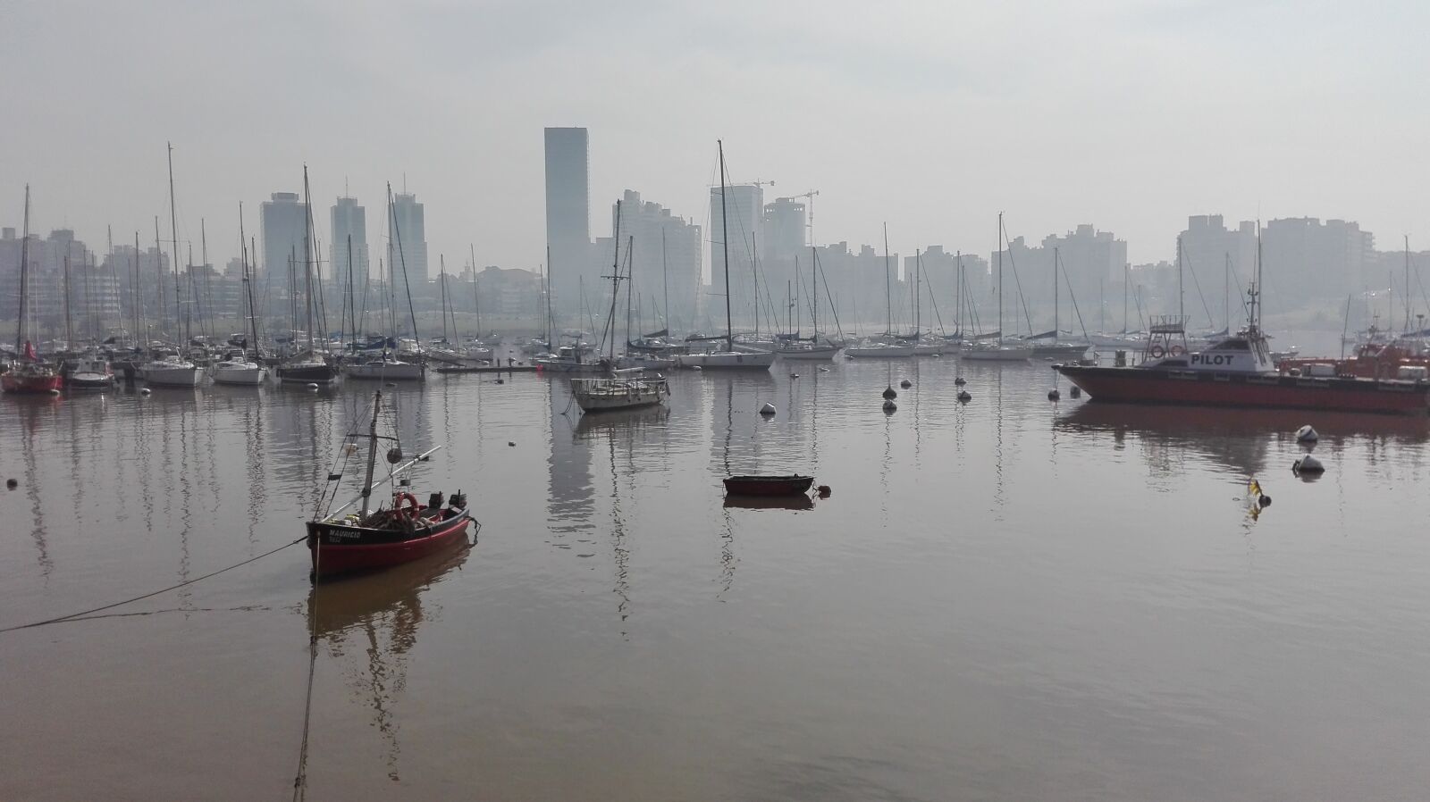 HUAWEI P8 Lite sample photo. Uruguay, montevideo, port photography