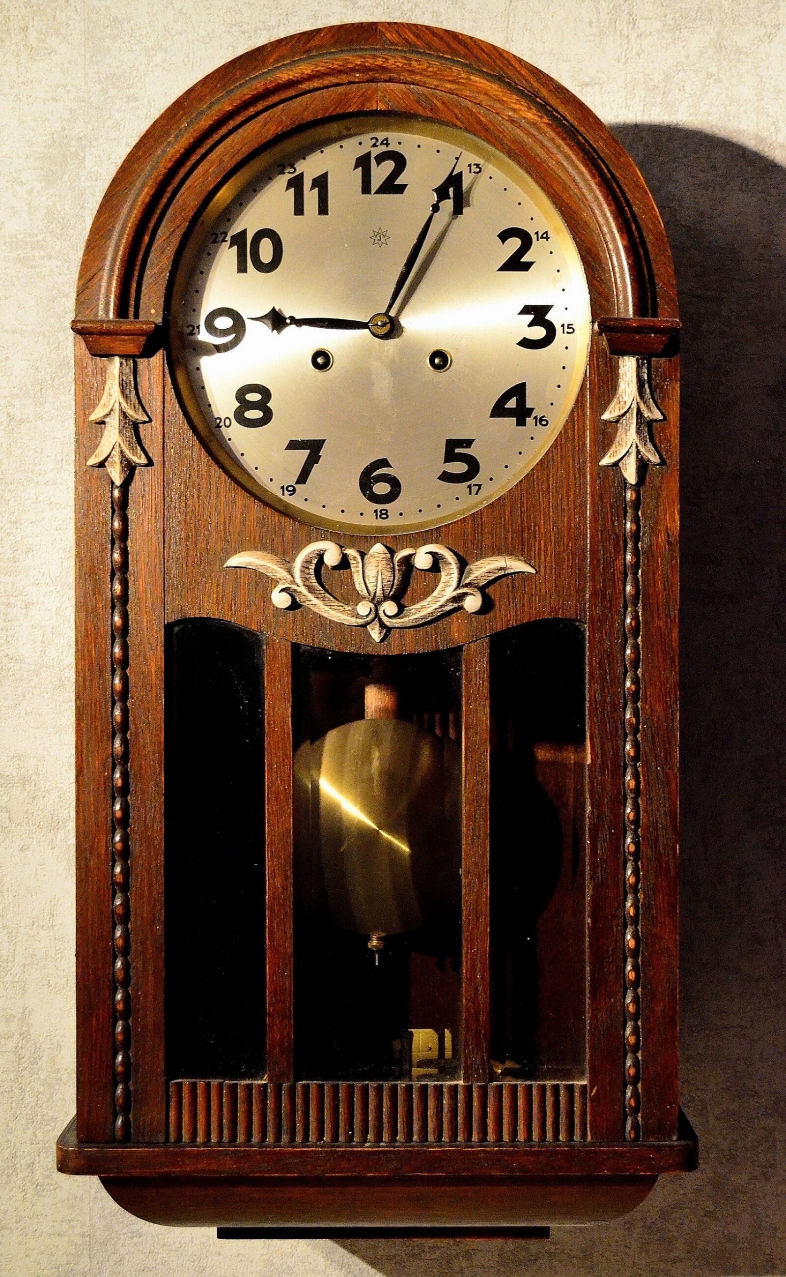 Nikon D5100 sample photo. Wall clock, clock antique photography