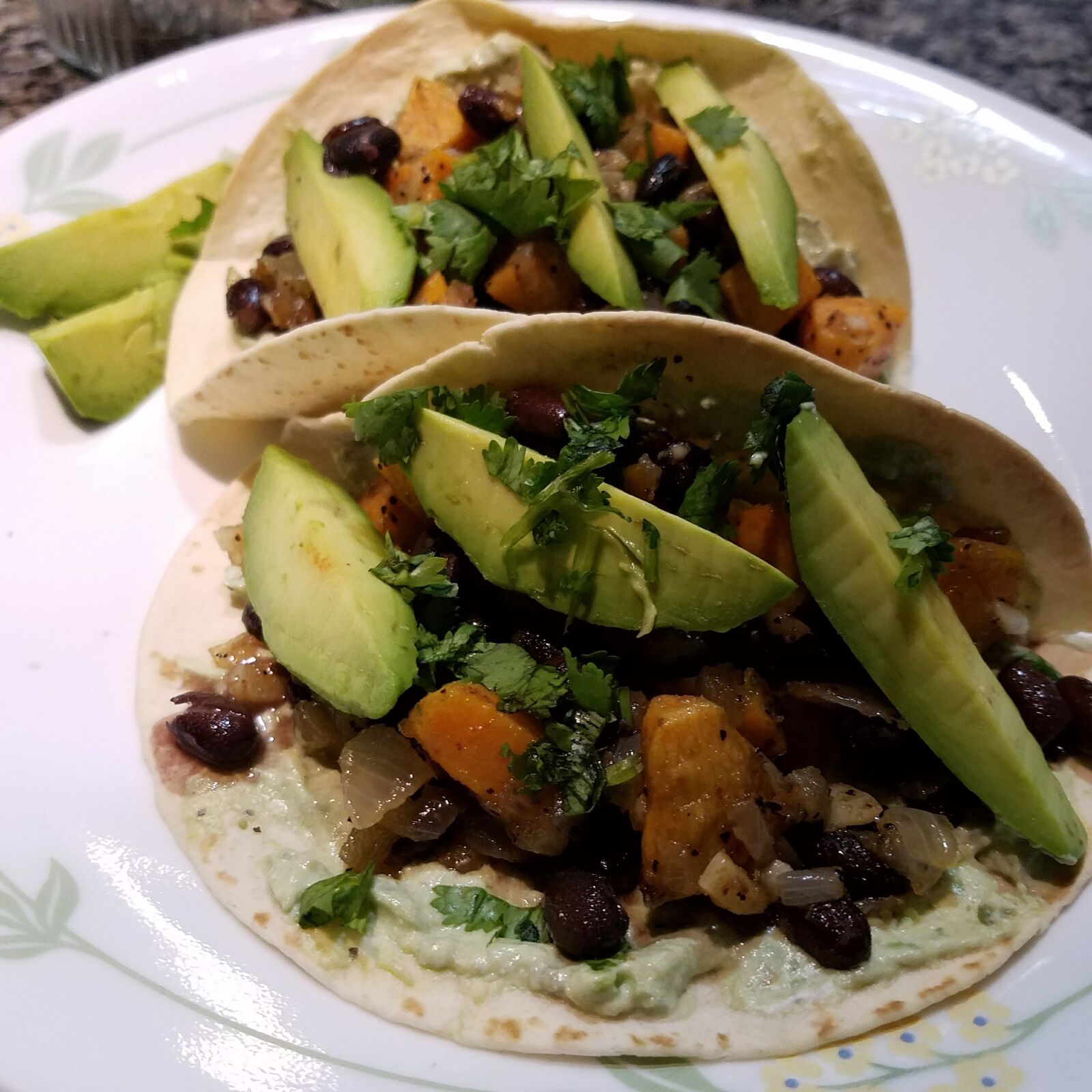 Samsung Galaxy S7 sample photo. Taco, bean sweet potato photography