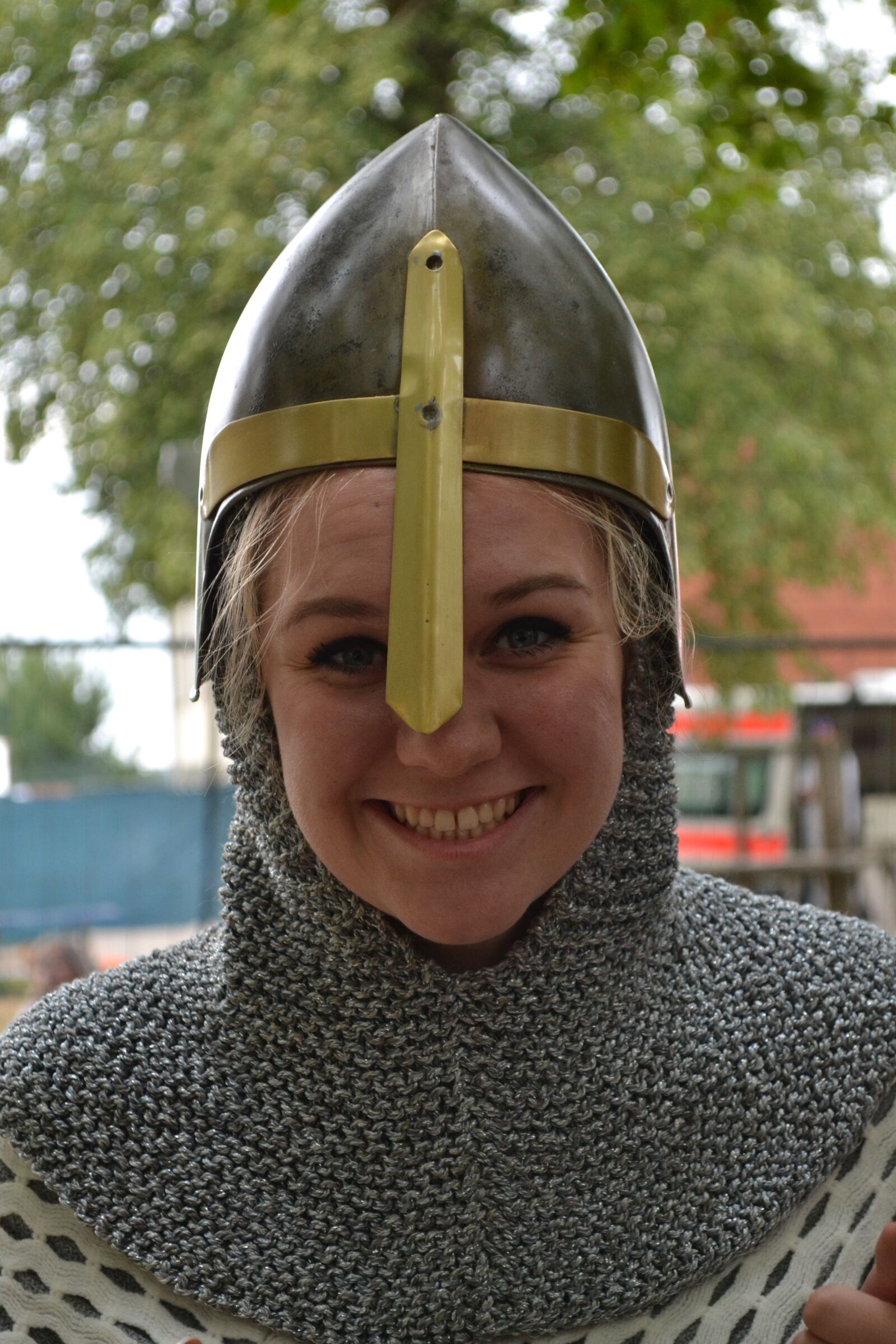 Nikon D3100 sample photo. Woman, knight, middle ages photography