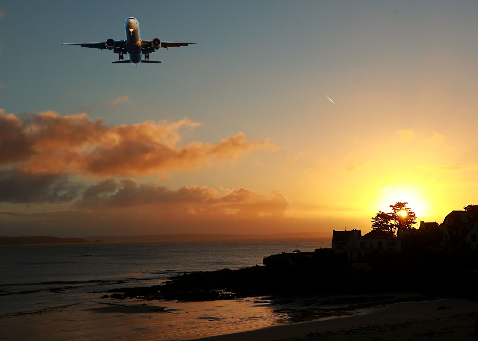 Canon PowerShot G1 X Mark III sample photo. Sunset, transport, aircraft photography