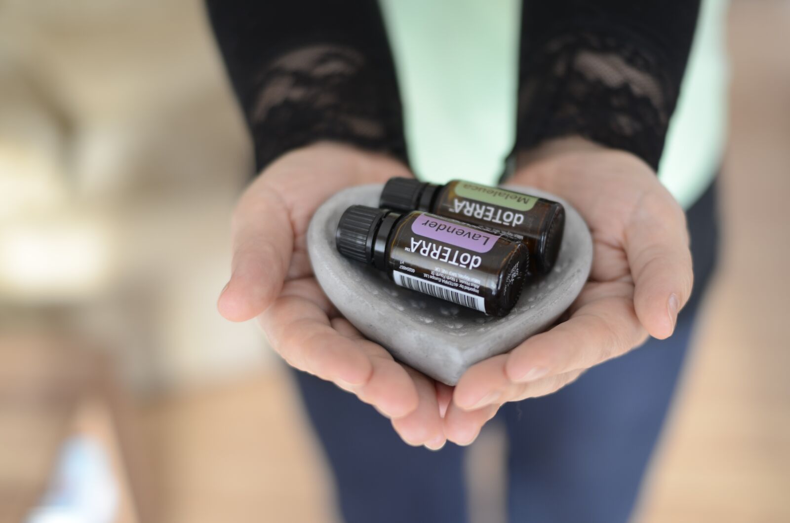 Nikon D7000 sample photo. Essential oils, heart, wellness photography