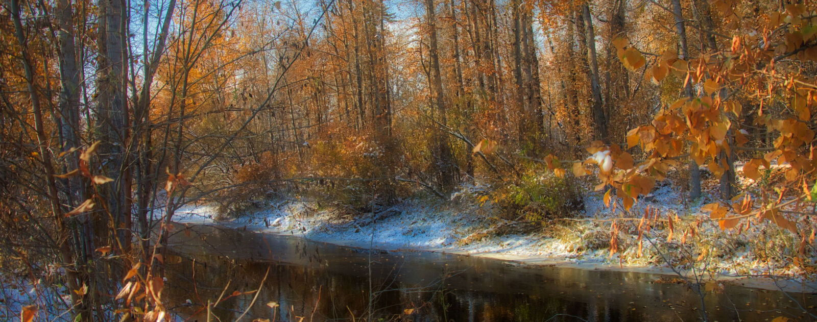 Nikon D7000 sample photo. Snow, river, creek, winter photography