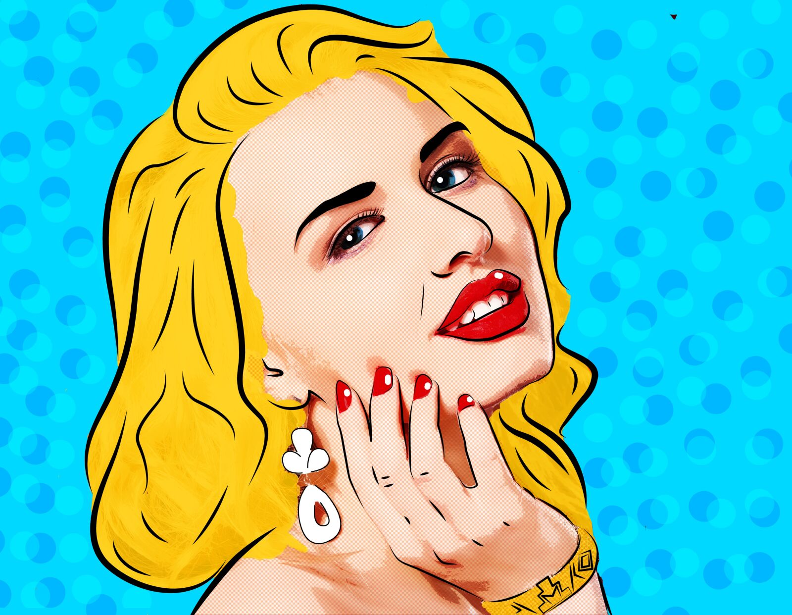 Canon EOS 5D Mark II sample photo. Pop art, women, folk photography