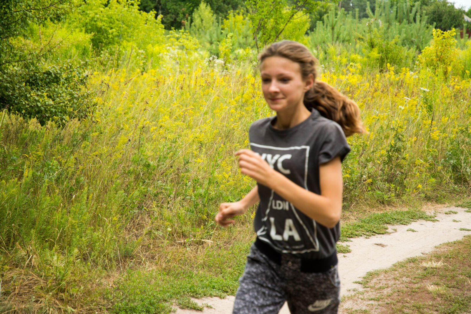 Nikon D7100 sample photo. Camp, dip, forest, pine photography