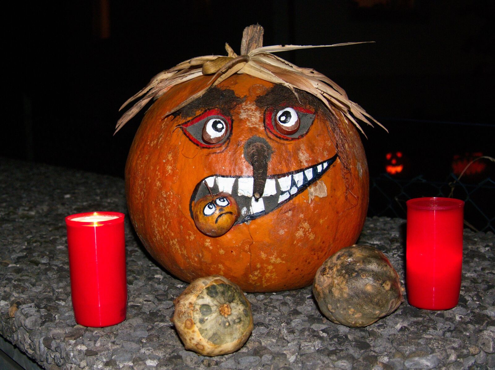 Panasonic Lumix DMC-G6 sample photo. Halloween, pumpkin, faces photography