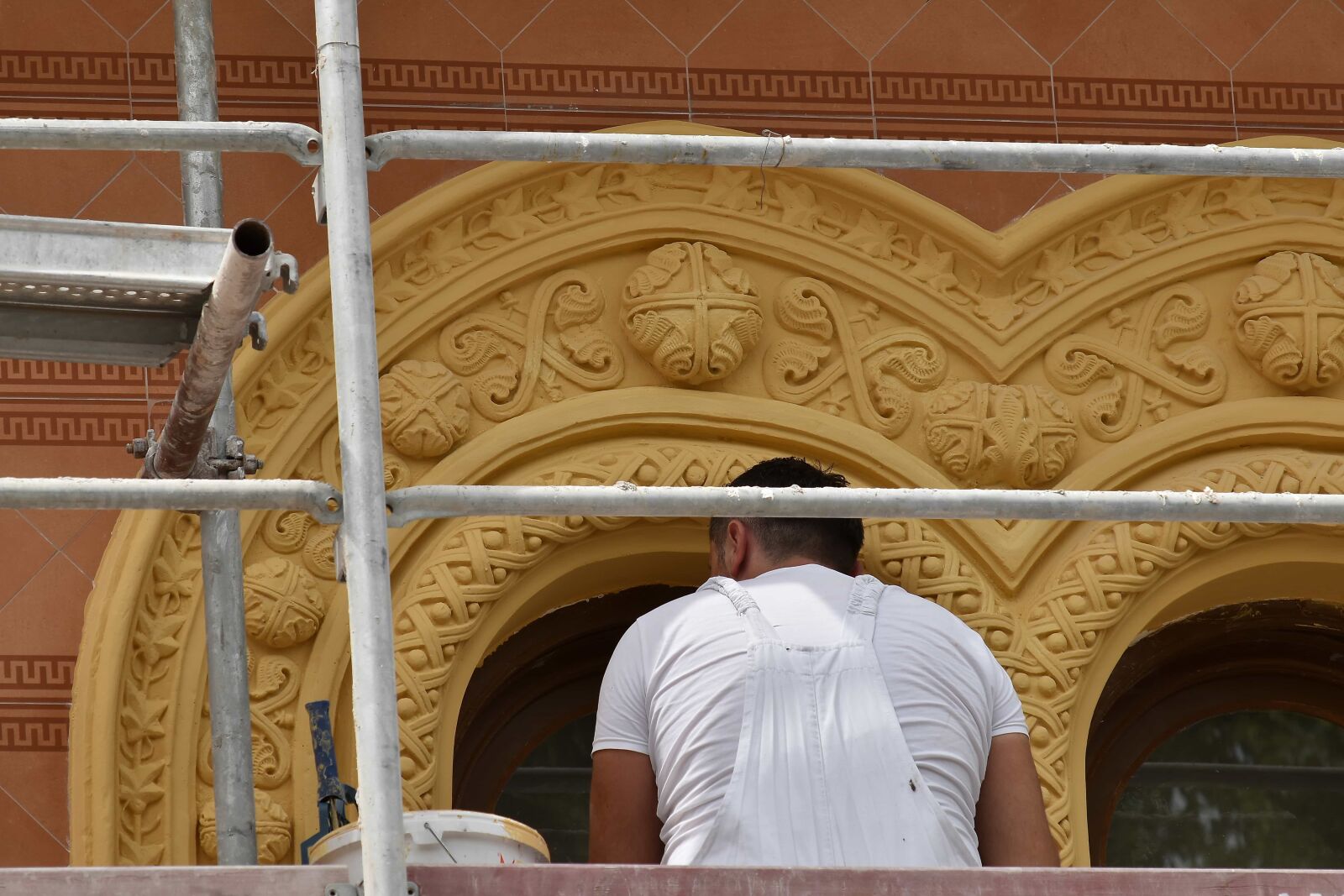 Nikon D5500 sample photo. Arabesque, baroque, construction, construction photography