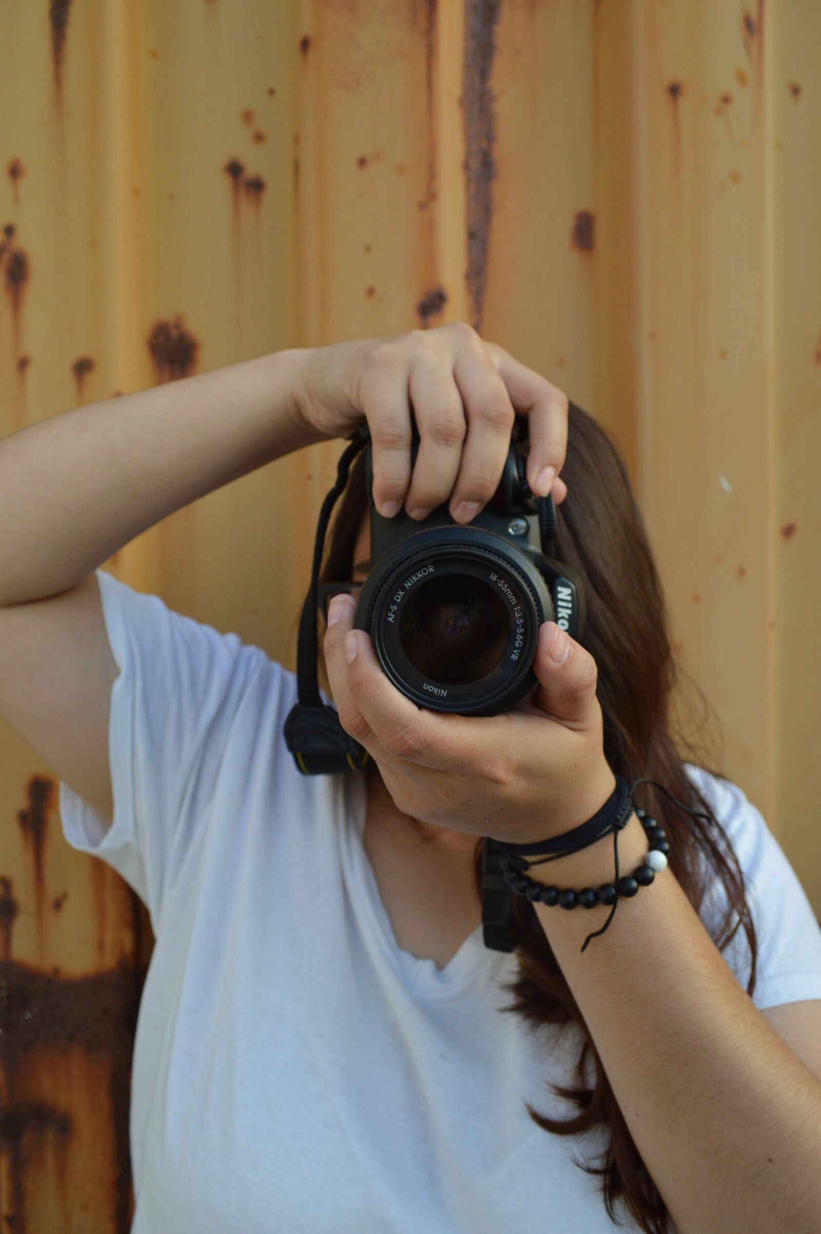Nikon D3200 sample photo. Photographer, camera, vintage photography