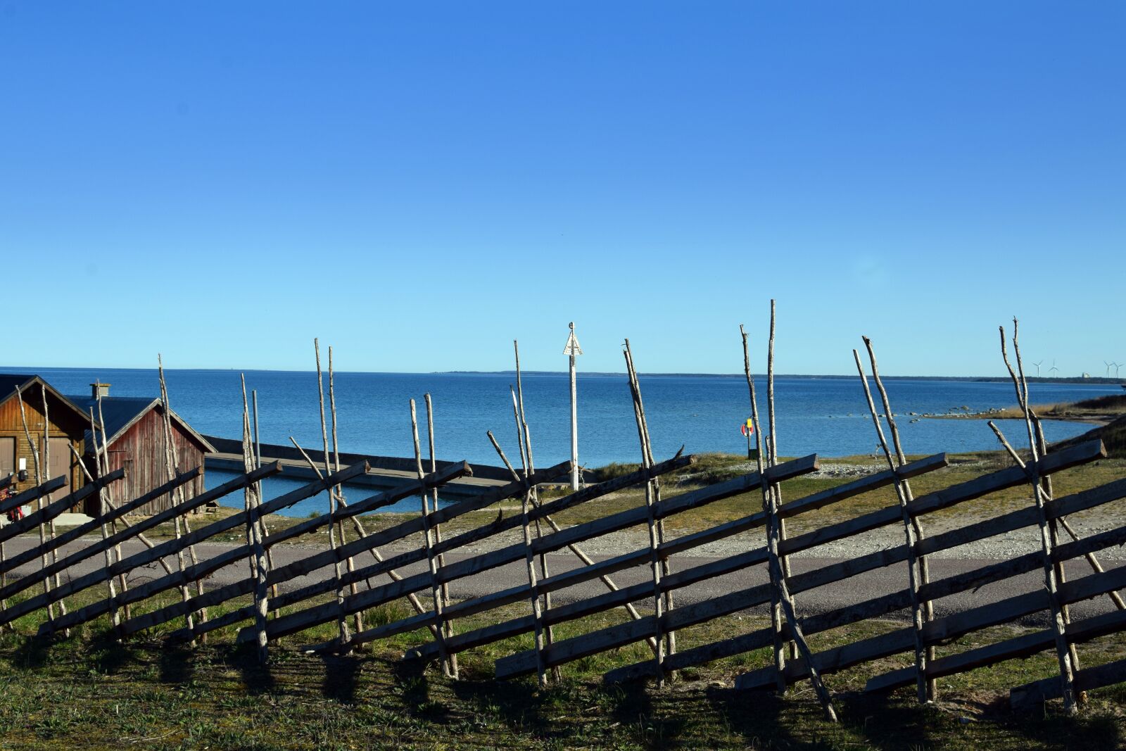 Nikon D5300 sample photo. Fence, beach, country photography