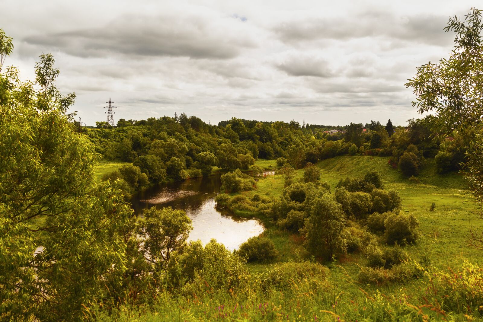 Canon EOS 5D Mark II sample photo. Summer, river, landscape photography