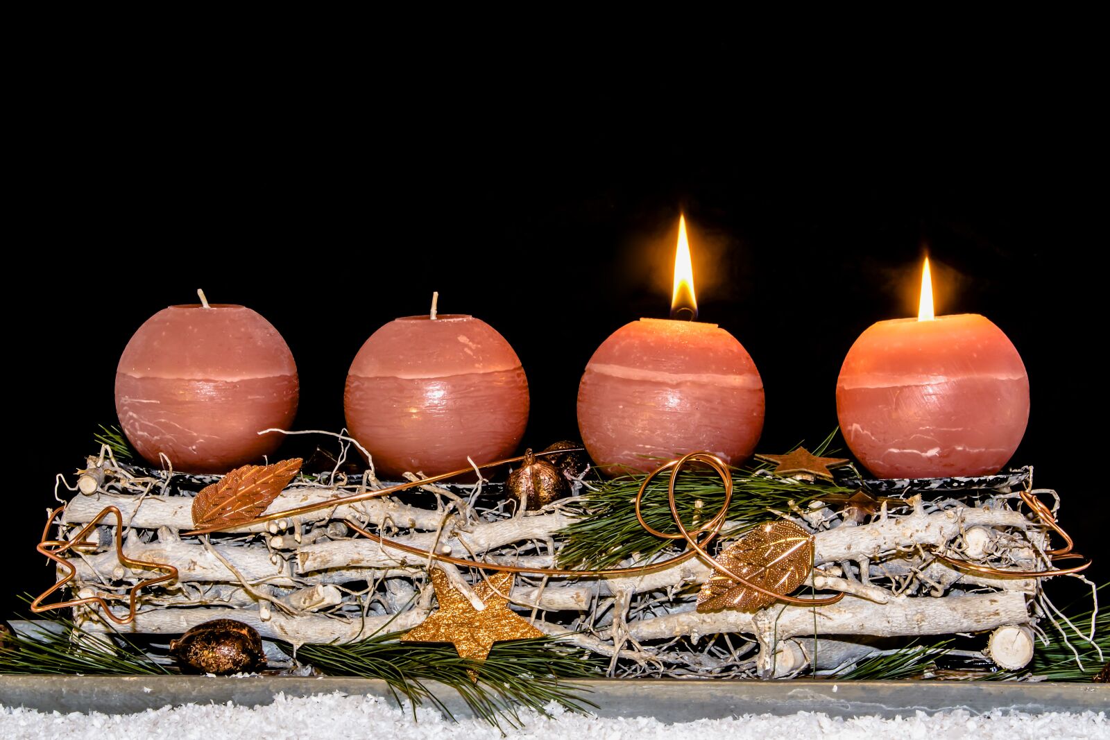Canon EOS 750D (EOS Rebel T6i / EOS Kiss X8i) sample photo. Advent wreath, advent, second photography