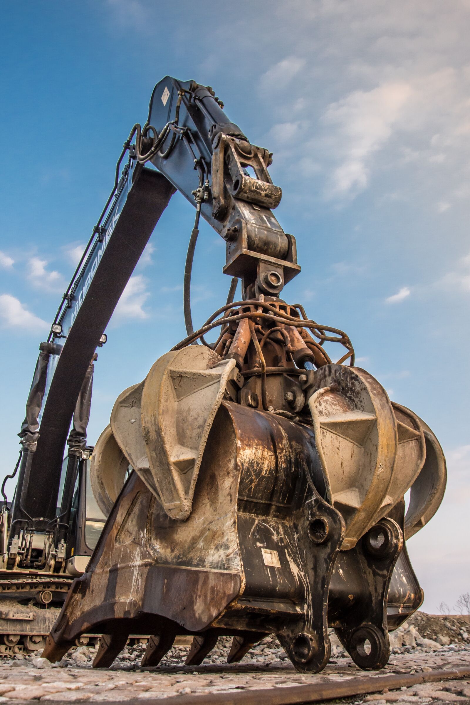 Nikon D7200 sample photo. Excavator, excavation, construction photography
