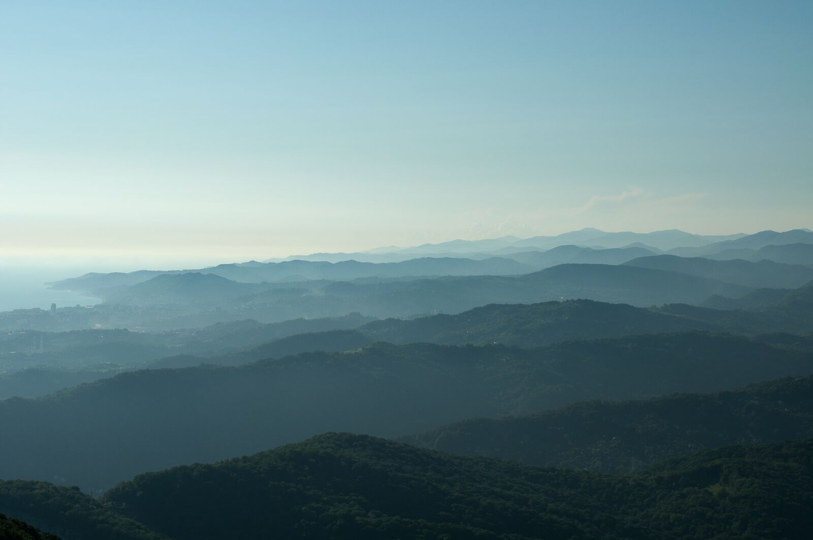 Nikon D90 sample photo. Sochi, mountains, sky photography
