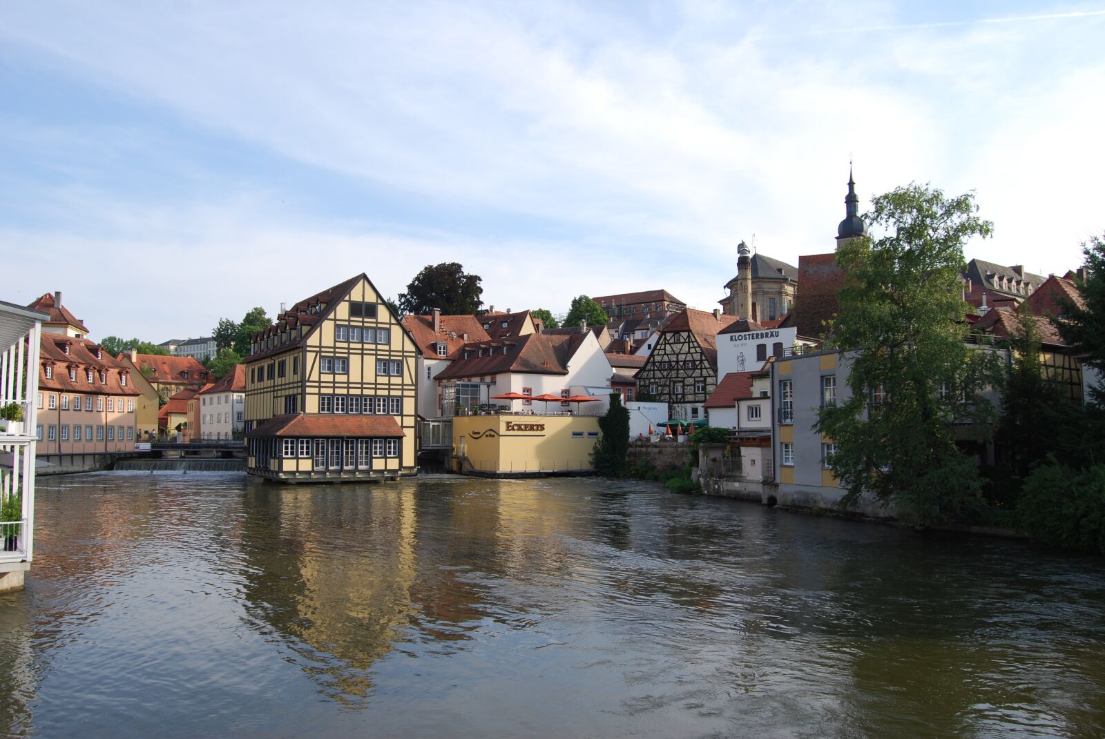 Nikon D40X sample photo. Bamberg, river, house in photography