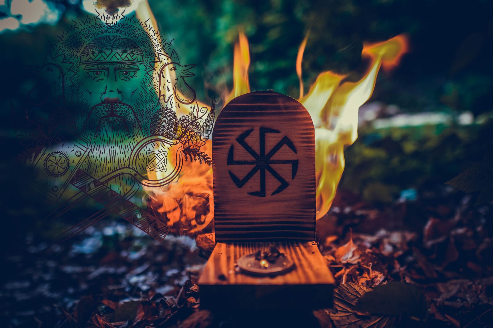 Sony a6400 + Sigma 16mm F1.4 DC DN | C sample photo. Nature, fire, knife photography