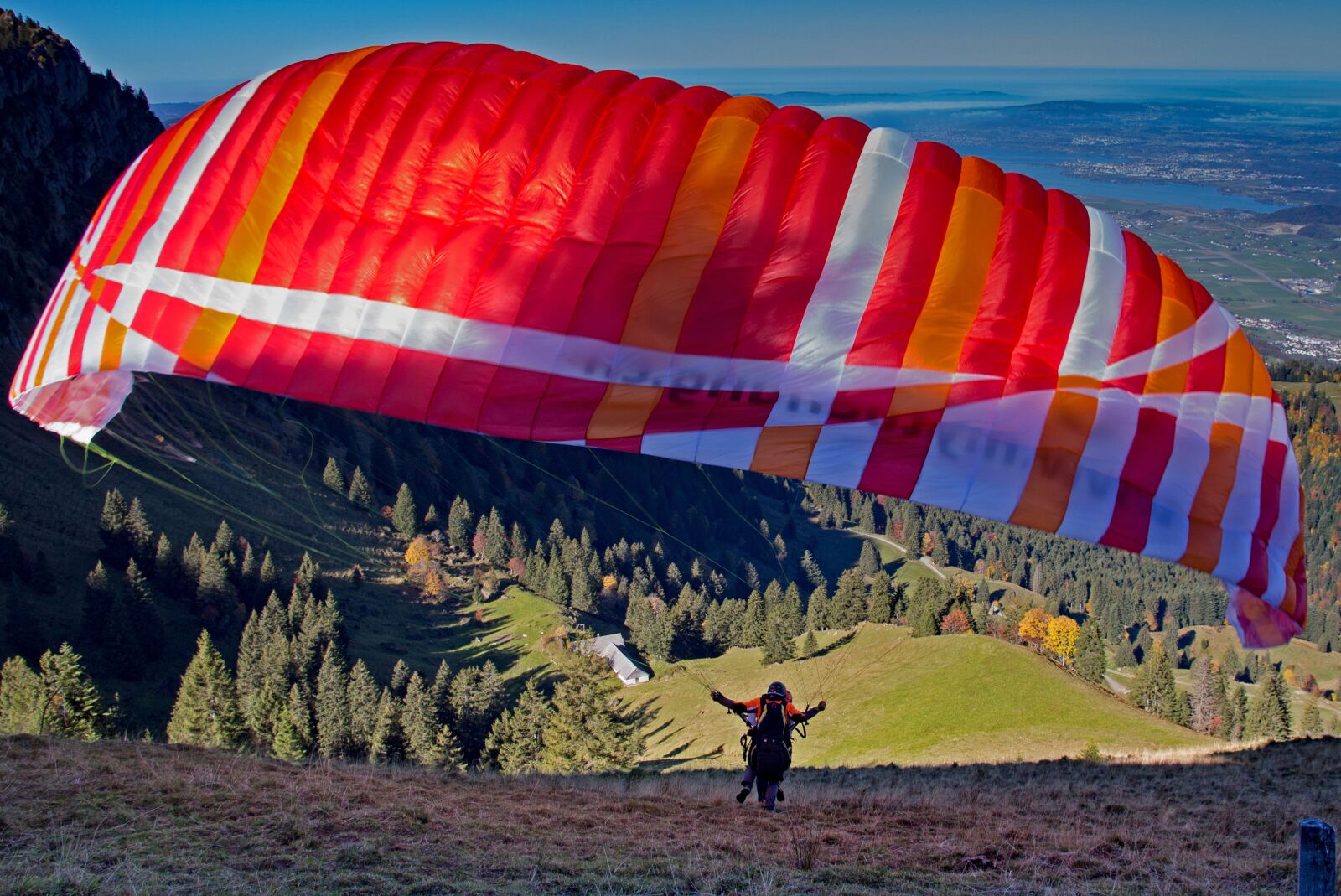 Canon EOS 700D (EOS Rebel T5i / EOS Kiss X7i) sample photo. Paragliding, start, paraglider photography