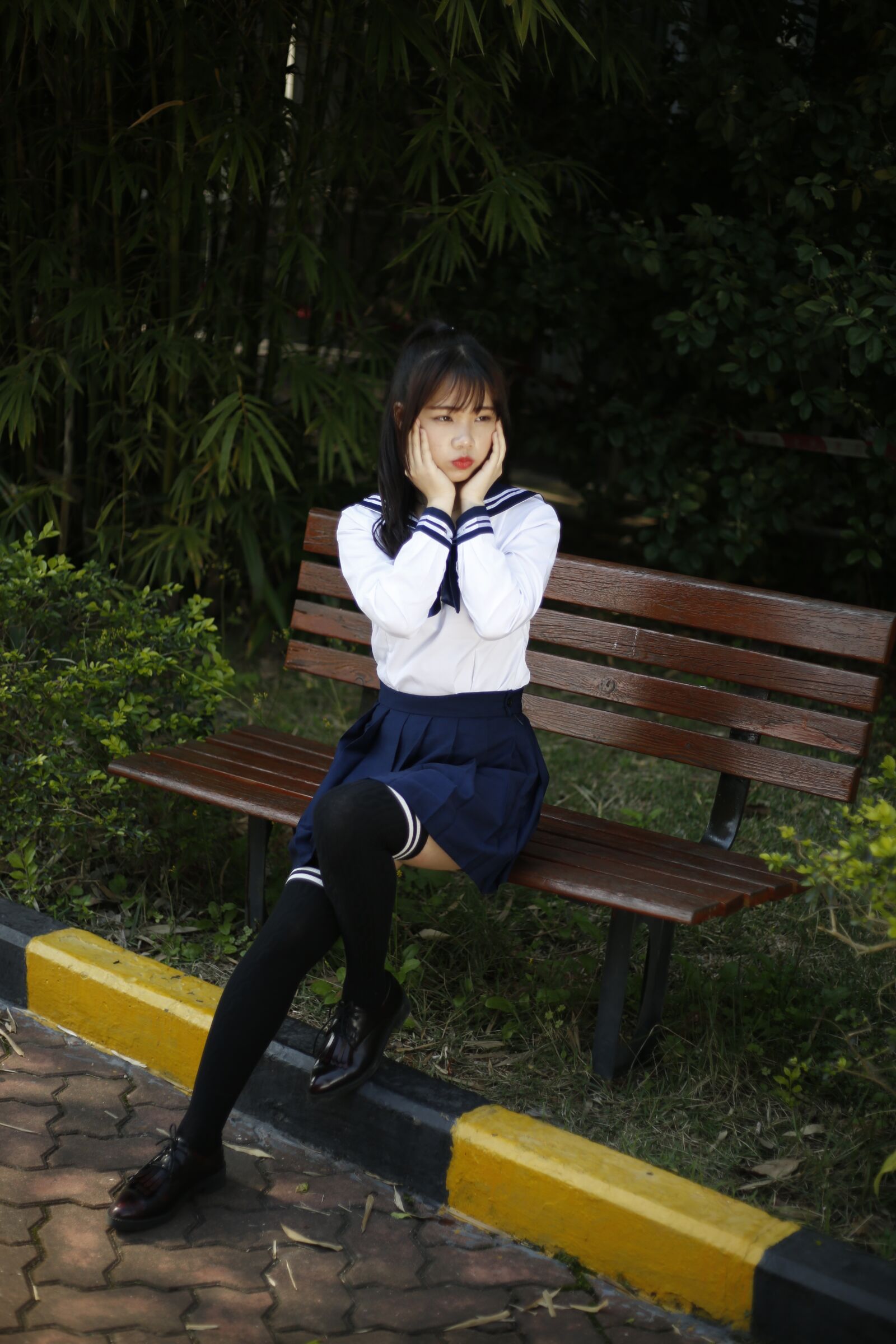 Canon EF 50mm F1.8 II sample photo. Model, shenzhen polytechnic, good photography