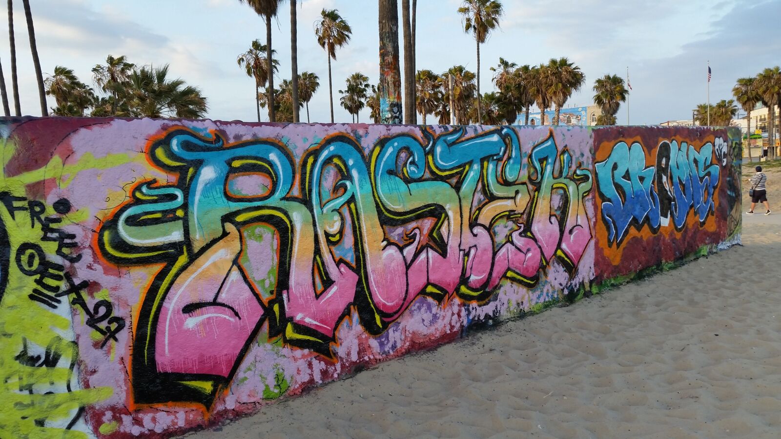 Samsung Galaxy S5 sample photo. Grafiti, venice beach, sunset photography