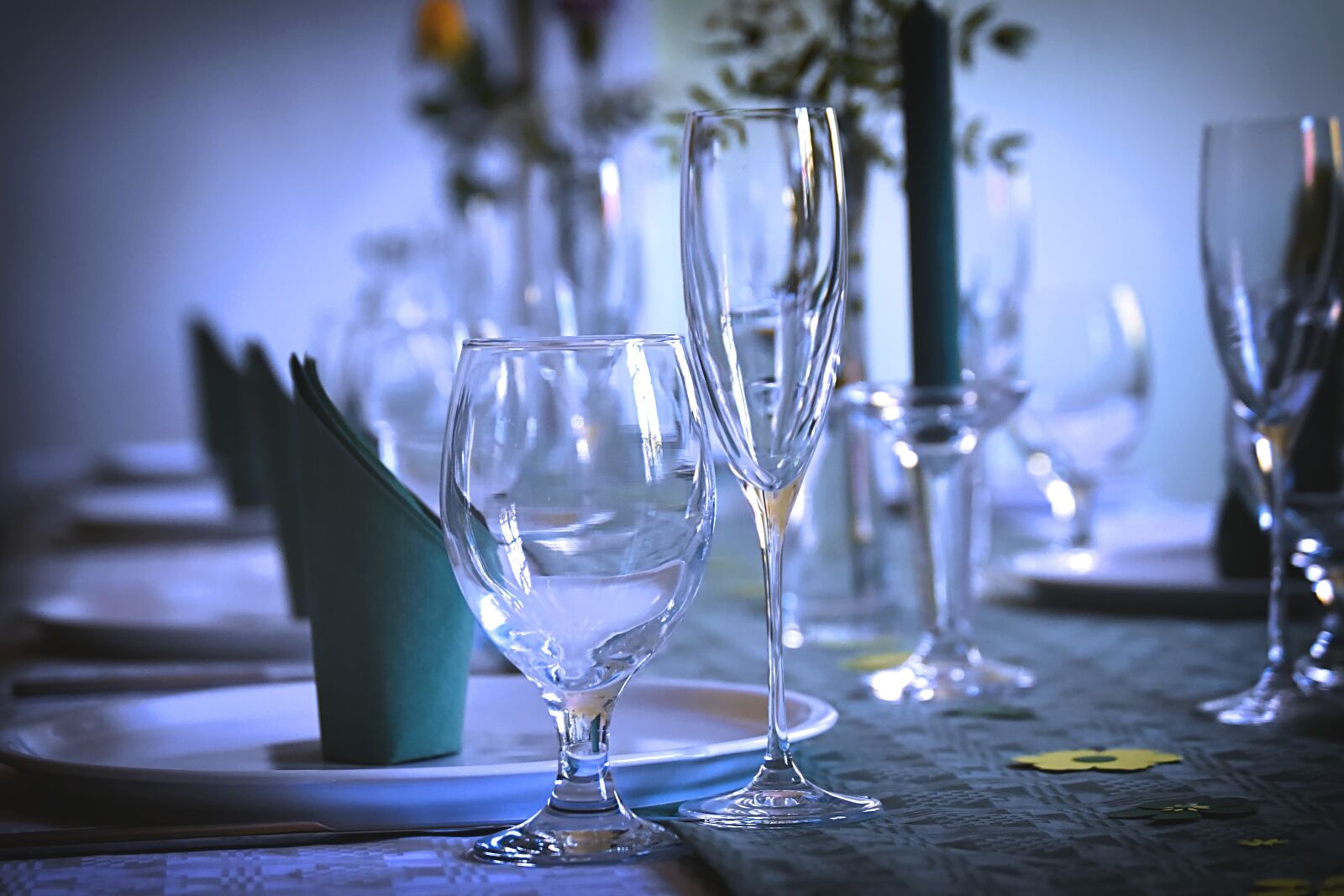 Nikon D7200 sample photo. Gedeckter table, tableware, glasses photography