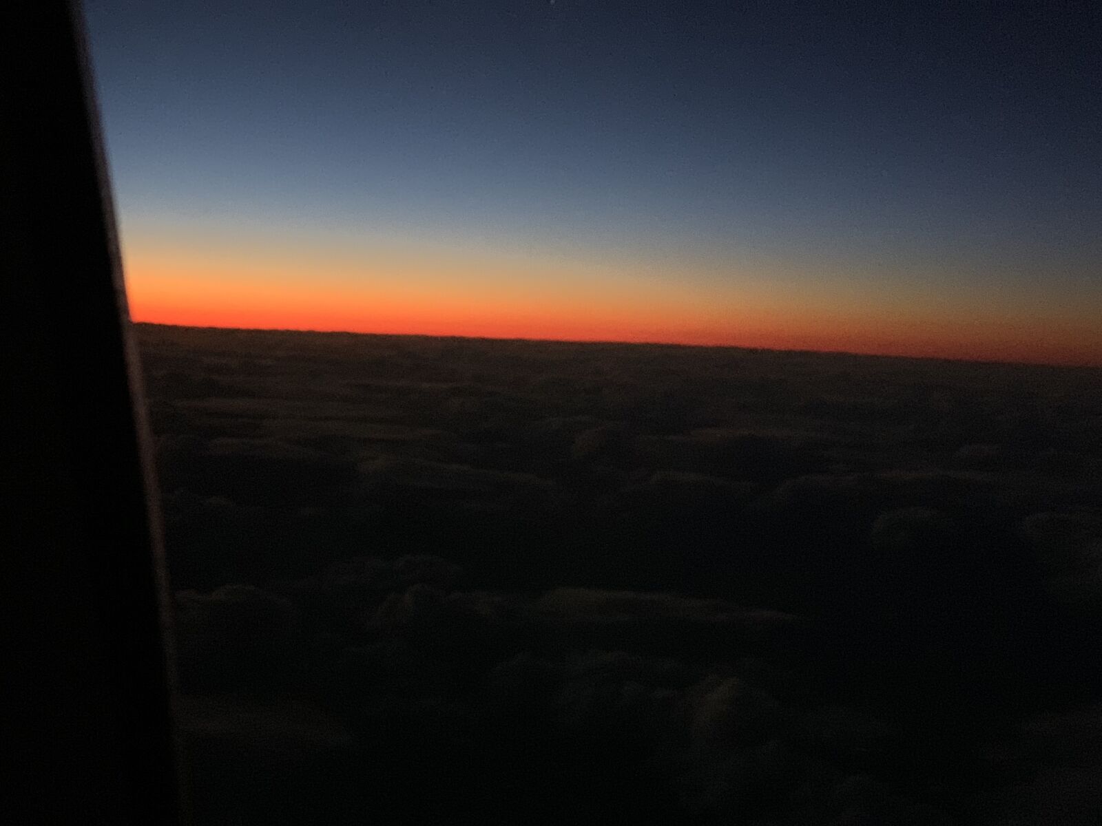 Apple iPhone XS Max sample photo. Sunset, plane, airplane photography