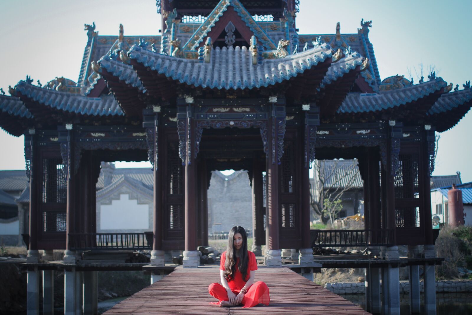 Canon EOS 60D sample photo. Zen, china wind, portrait photography