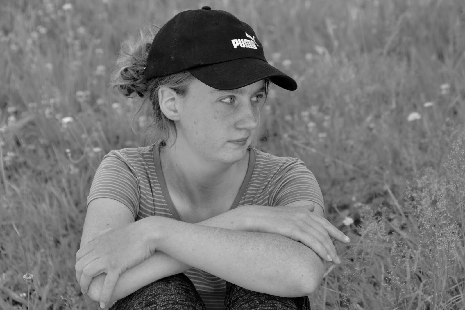 Nikon D5600 sample photo. Girl, cap, young girl photography