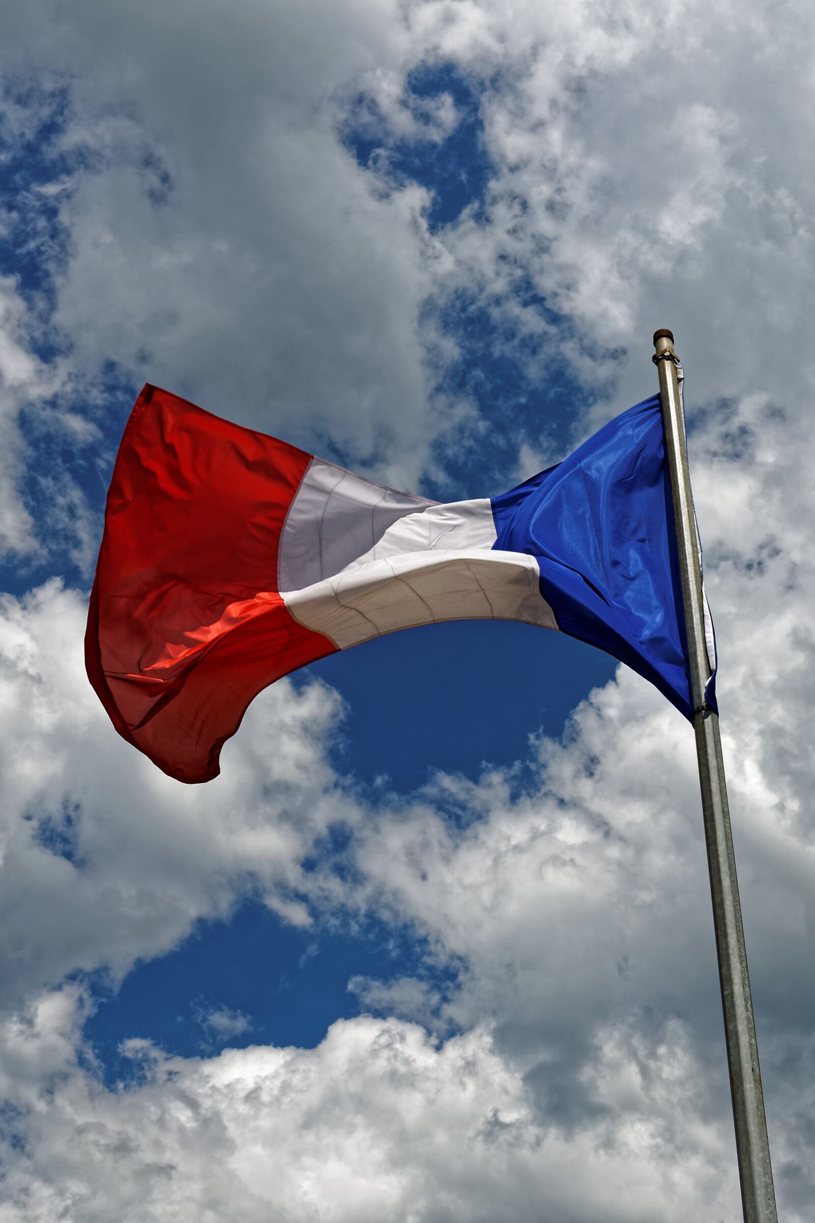 Nikon D90 sample photo. France, flag, blue photography