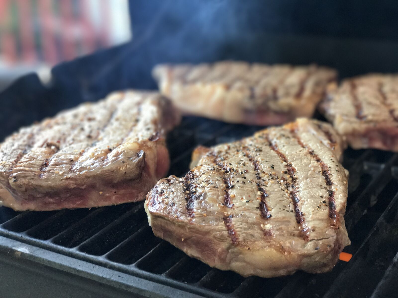 iPhone 7 Plus back dual camera 6.6mm f/2.8 sample photo. Steaks, meat, bbq photography