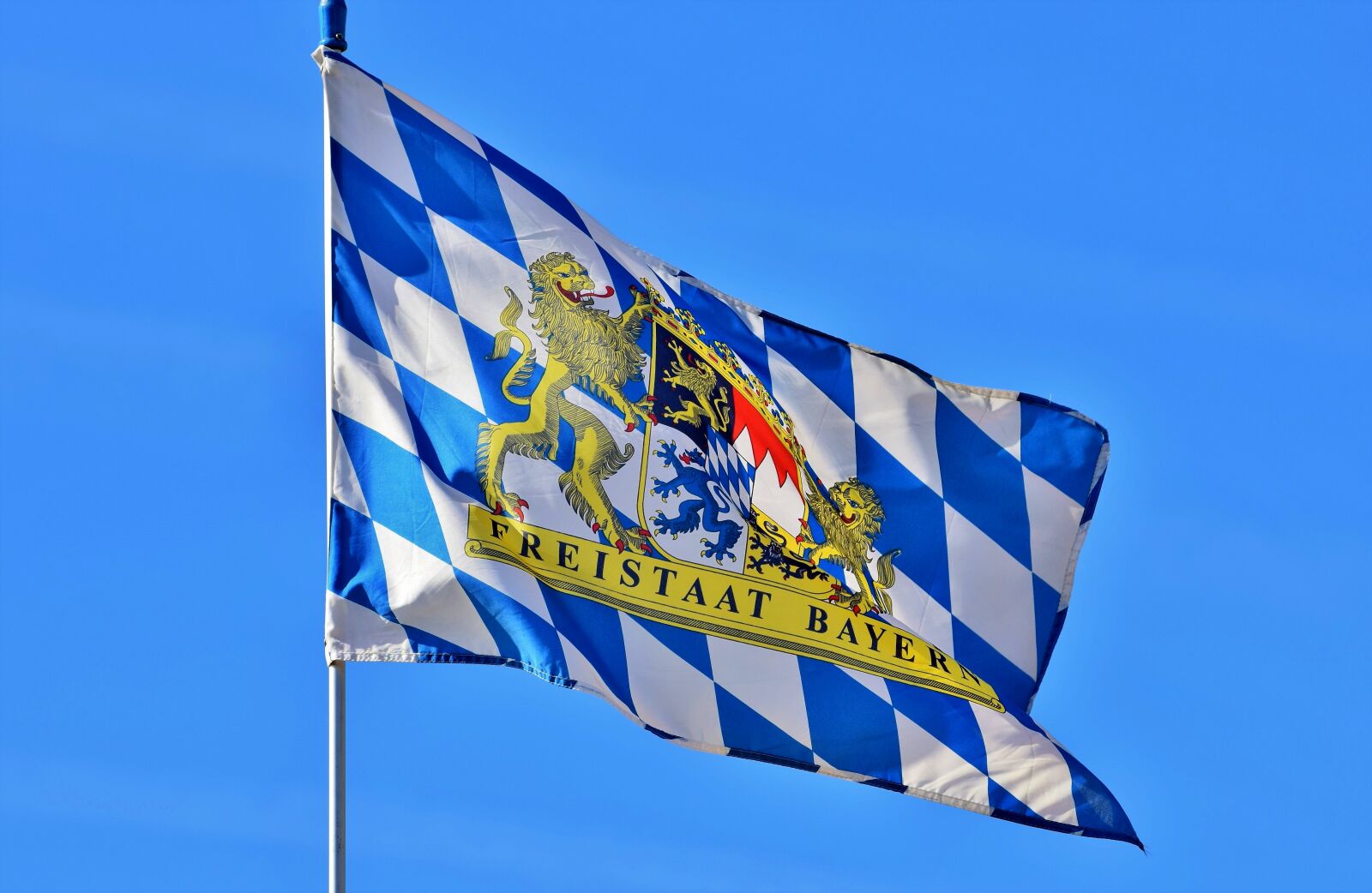 Nikon D7200 sample photo. Flag, bavaria, bavarian photography