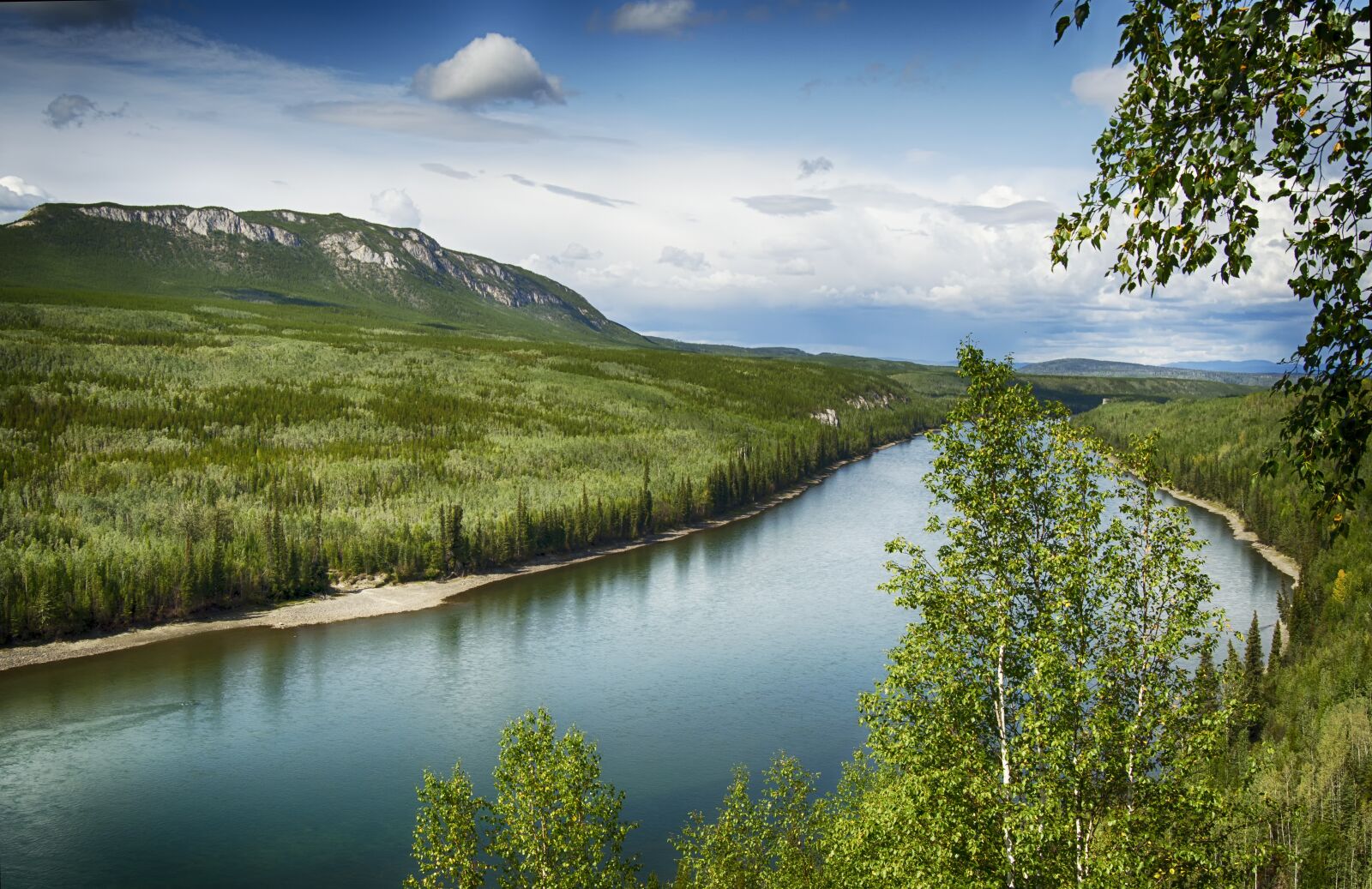 Nikon D5100 sample photo. River, alcan highway, canada photography