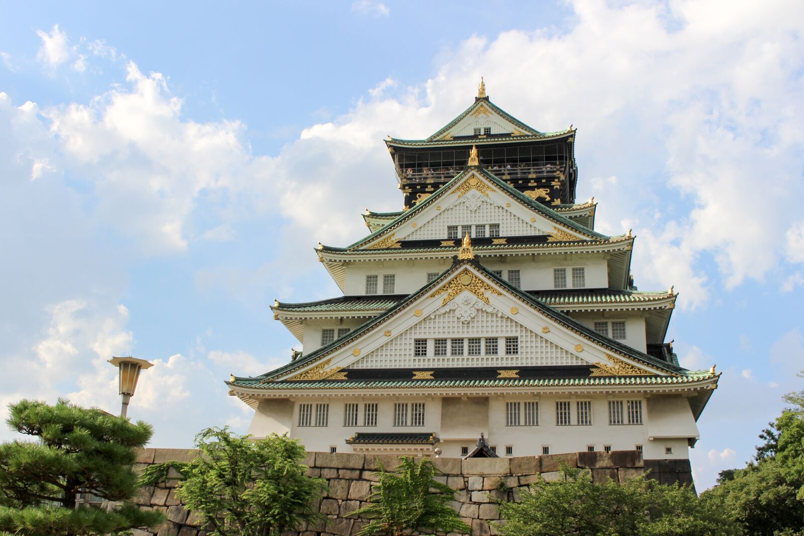 Canon EOS 100D (EOS Rebel SL1 / EOS Kiss X7) sample photo. Osaka castle, osaka, structure photography