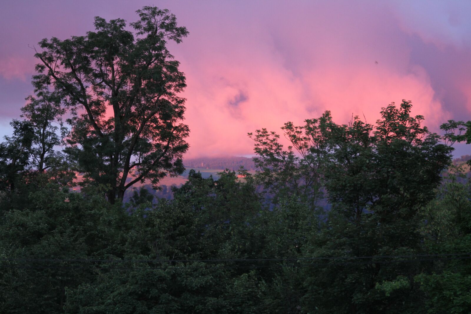 Canon EOS 7D sample photo. Colorful, sunset glow, rainfall photography