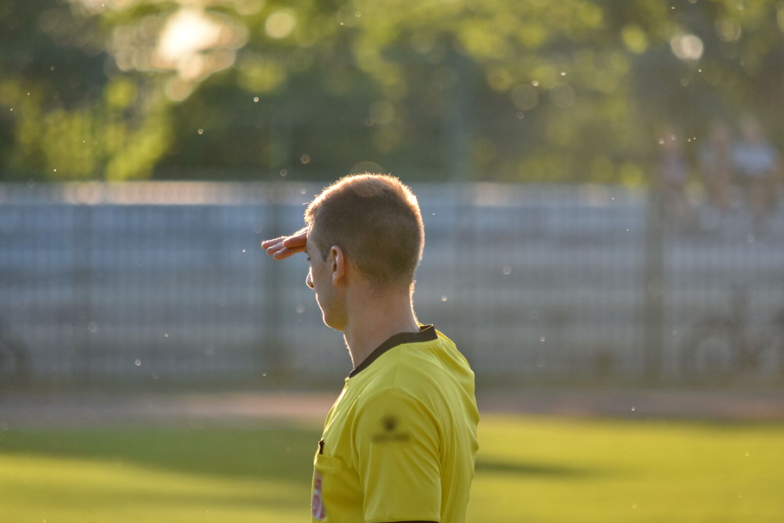 Nikon D5500 sample photo. Football, man, side view photography