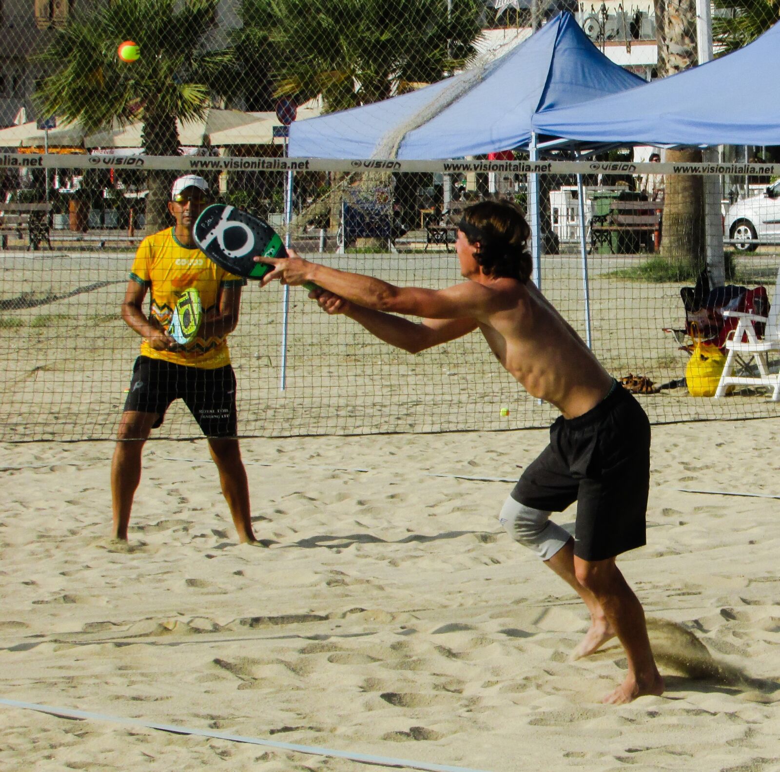 Canon PowerShot SX400 IS sample photo. Beach tennis, sport, sand photography