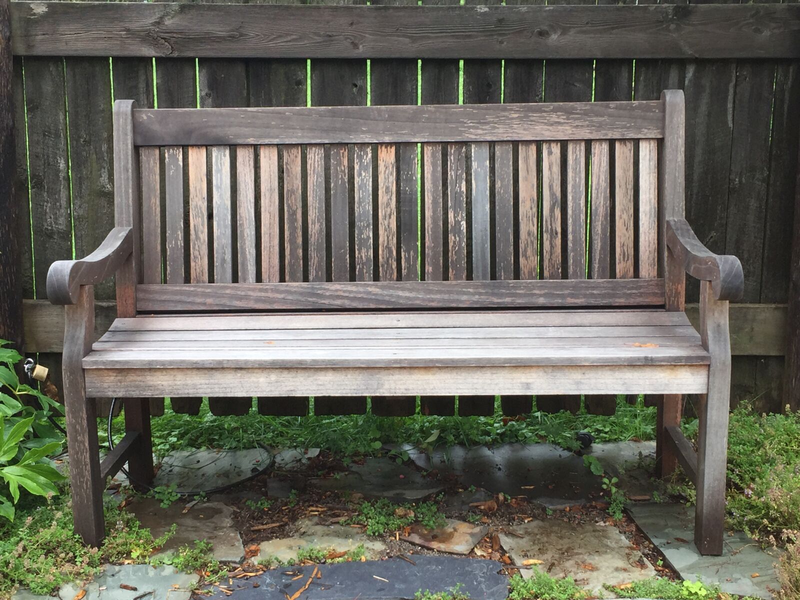 Apple iPhone 6 sample photo. Bench, wood, park photography